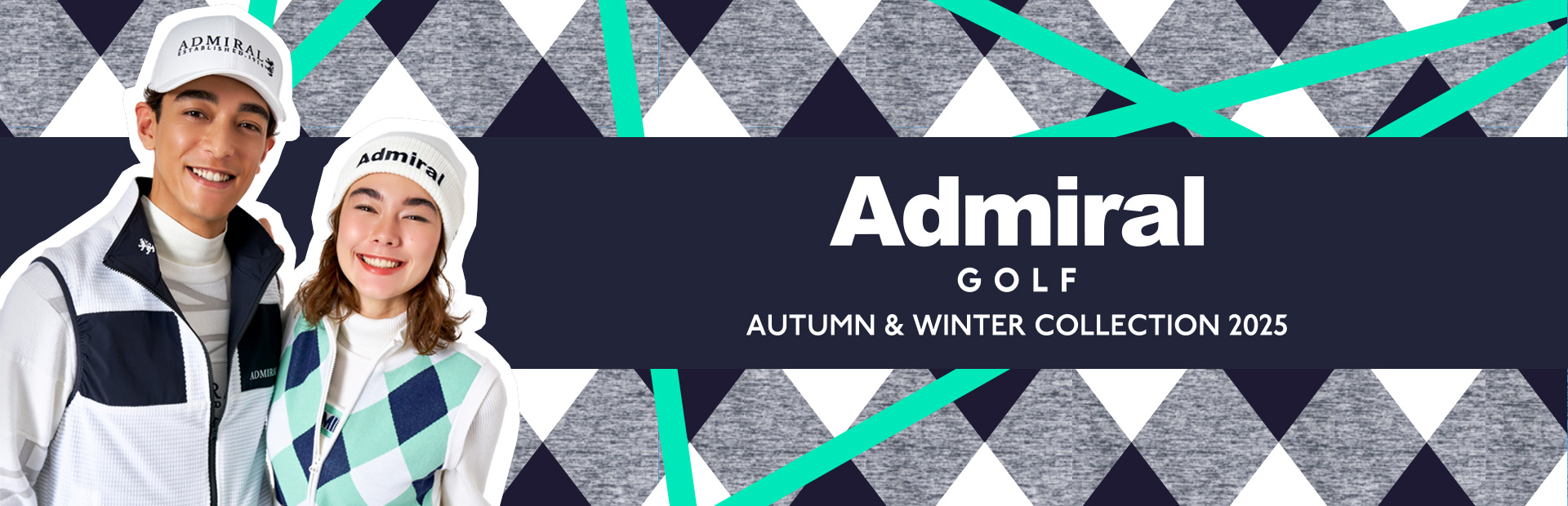 Admiral GOLF  AUTUMN＆WINTER COLLECTION 2025