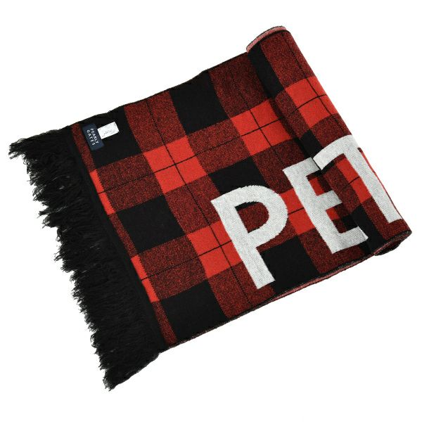 パーリーゲイツ PEARLY GATES メンズ レディース ユニセックス ロゴ　マフラー (ゼブラ/バッファローチェック柄) PAMG13KF 詳細1