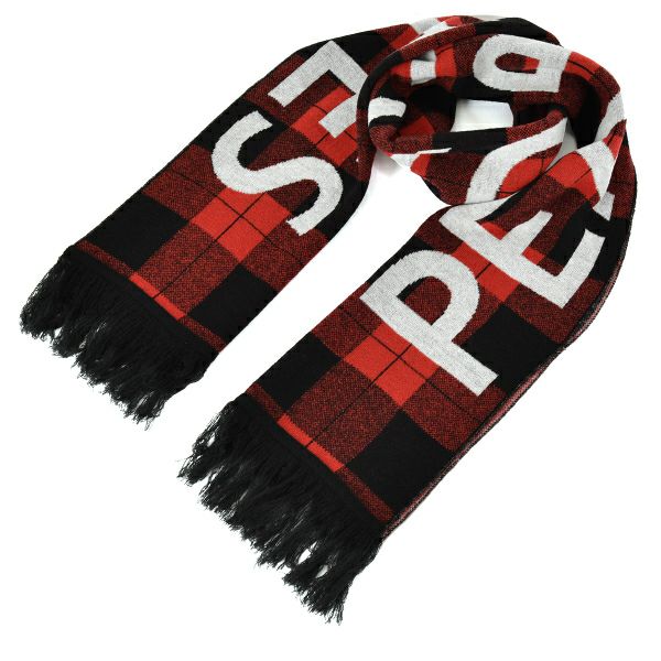 パーリーゲイツ PEARLY GATES メンズ レディース ユニセックス ロゴ　マフラー (ゼブラ/バッファローチェック柄) PAMG13KF 詳細4