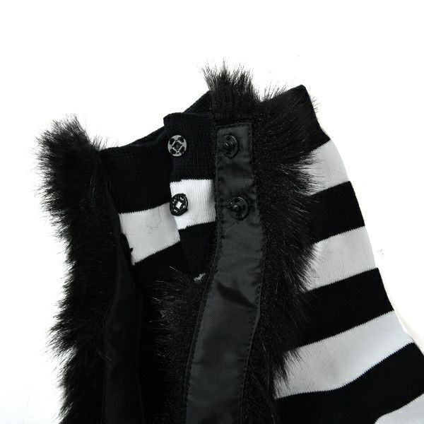 パーリーゲイツ PEARLY GATES レディース レディース たてがみ付き ミドルソックス (ゼブラ/ボーダー柄) PAMG1TKF 詳細4