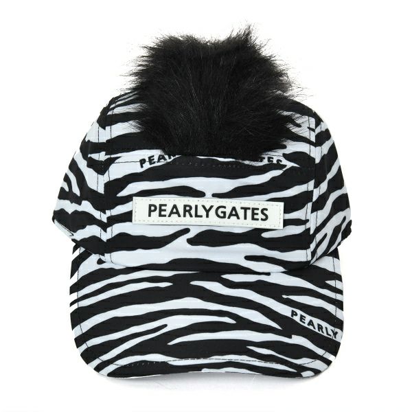 パーリーゲイツ PEARLY GATES メンズ レディース ユニセックス ゼブラ柄 たてがみ付き キャップ ＜ゼブラ柄＞ PAMG1TLF 詳細2