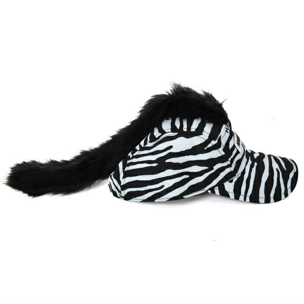 パーリーゲイツ PEARLY GATES メンズ レディース ユニセックス ゼブラ柄 たてがみ付き キャップ ＜ゼブラ柄＞ PAMG1TLF 詳細3