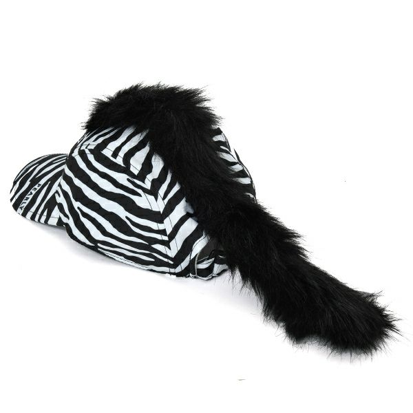 パーリーゲイツ PEARLY GATES メンズ レディース ユニセックス ゼブラ柄 たてがみ付き キャップ ＜ゼブラ柄＞ PAMG1TLF 詳細4
