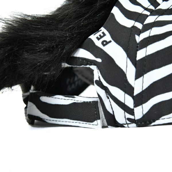 パーリーゲイツ PEARLY GATES メンズ レディース ユニセックス ゼブラ柄 たてがみ付き キャップ ＜ゼブラ柄＞ PAMG1TLF 詳細5