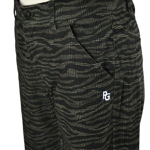 パーリーゲイツ PEARLY GATES メンズ メンズ デュベトリコ グレンチェック パンツ ＜ゼブラ＆ロゴプリント＞ PAMA14X 詳細5