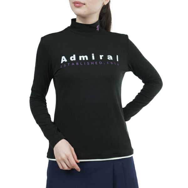 アドミラルゴルフ Admiral スエードハイネックシャツ