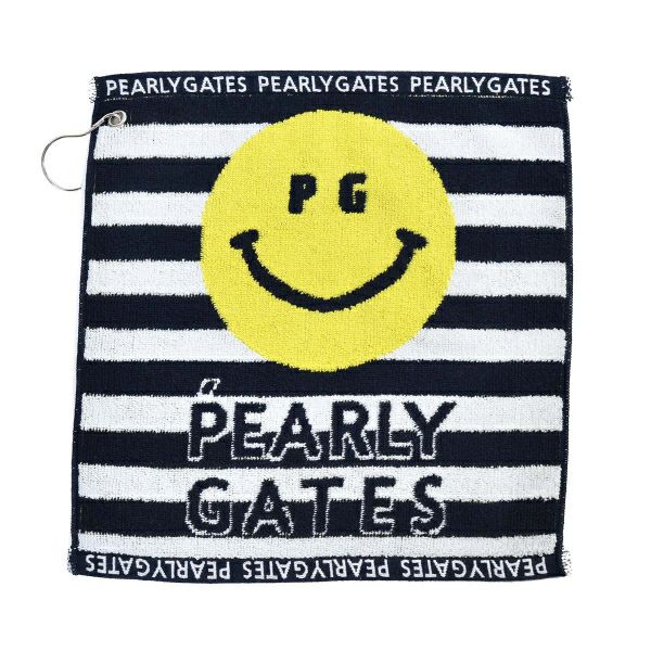パーリーゲイツ PEARLY GATES メンズ レディース ユニセックス 【定番】PG SMILE＆ロゴ フック付きタオル (UNISEX) PAMG2ATF 詳細3