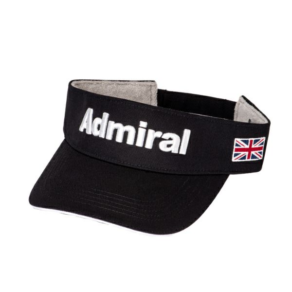 アドミラル ゴルフ Admiral GOLF メンズ レディース ユニセックス バイザー ロゴ シシュウベーシック ADMB324F 詳細1