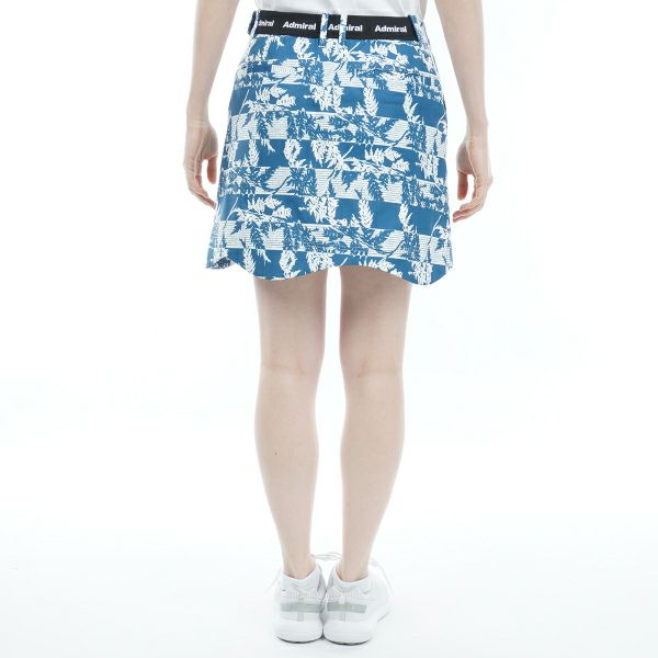 アドミラル ゴルフ Admiral GOLF レディース レディース 2WAYストレッチ スカラップヘム リーフ スカート ADLA332 詳細6