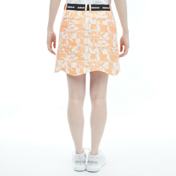 アドミラル ゴルフ Admiral GOLF レディース レディース 2WAYストレッチ スカラップヘム リーフ スカート ADLA332 詳細12