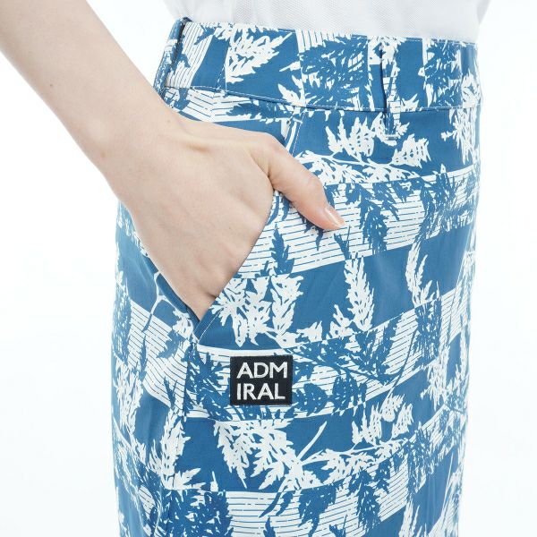 アドミラル ゴルフ Admiral GOLF レディース レディース 2WAYストレッチ スカラップヘム リーフ スカート ADLA332 詳細15