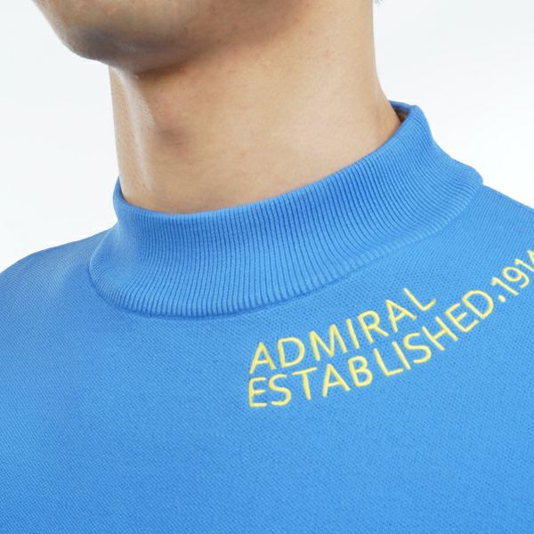 アドミラル ゴルフ Admiral GOLF メンズ メンズ ネックロゴ ポリエステル モックネックニット ADMA303 詳細12