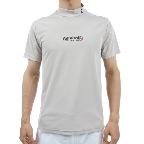 アドミラル ゴルフ Admiral GOLF メンズ メンズ ベーシックフロントロゴ モックネックシャツ ADMA313 詳細1