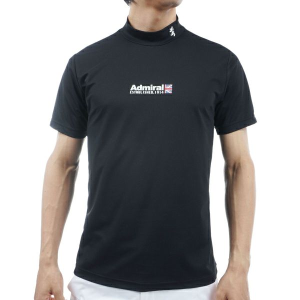 アドミラル ゴルフ]メンズ ベーシックフロントロゴ モックネックシャツ