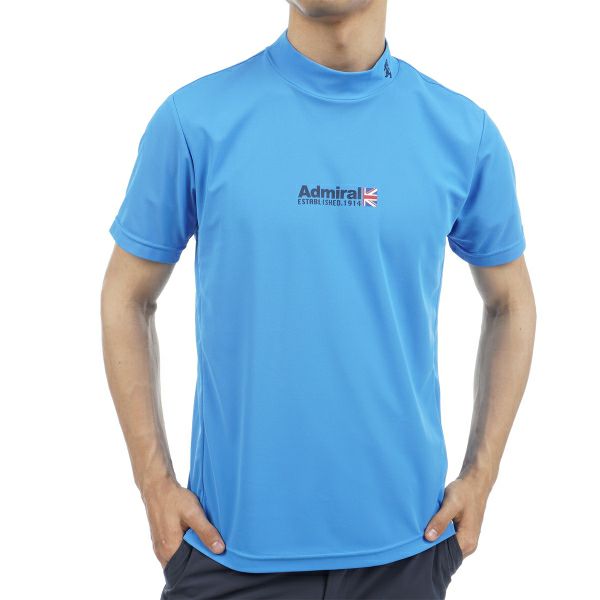 アドミラル ゴルフ Admiral GOLF メンズ メンズ ベーシックフロントロゴ モックネックシャツ ADMA313 詳細5