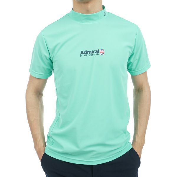アドミラル ゴルフ Admiral GOLF メンズ メンズ ベーシックフロントロゴ モックネックシャツ ADMA313 詳細8