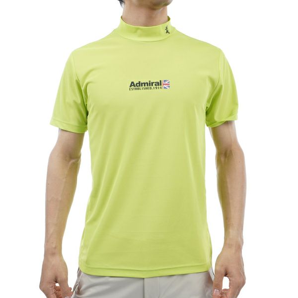 アドミラル ゴルフ]メンズ ベーシックフロントロゴ モックネックシャツ