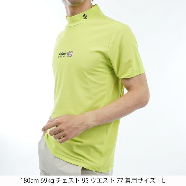 アドミラル ゴルフ Admiral GOLF メンズ メンズ ベーシックフロントロゴ モックネックシャツ ADMA313 詳細26