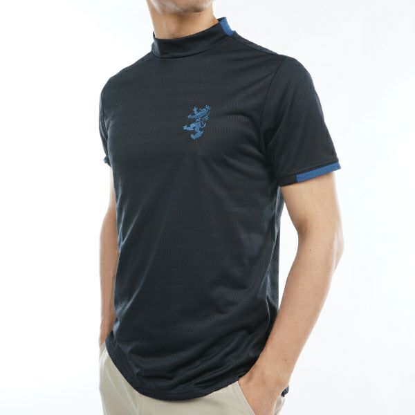 Admiral golf アドミラルゴルフ 半袖 シャツ メンズ L ネイビー