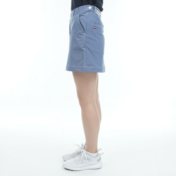 トミー ヒルフィガー ゴルフ Tommy Hilfiger Golf レディース レディース シャンブレー フロントボタンスカート THLA307 詳細10