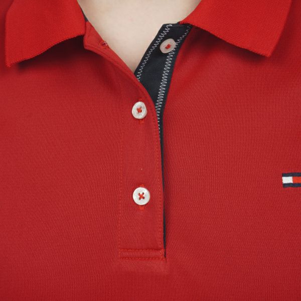 トミー ヒルフィガー ゴルフ Tommy Hilfiger Golf レディース レディース ベーシックフラッグ ポロシャツ THLA315 詳細23