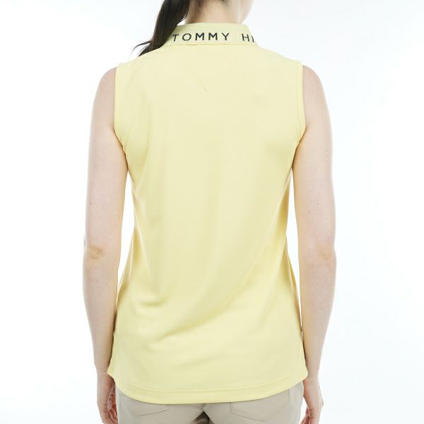 トミー ヒルフィガー ゴルフ Tommy Hilfiger Golf レディース レディース ロゴカラー ノースリーブポロシャツ THLA316 詳細7