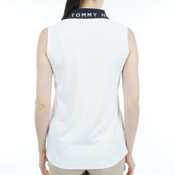 トミー ヒルフィガー ゴルフ Tommy Hilfiger Golf レディース レディース ロゴカラー ノースリーブポロシャツ THLA316 詳細9