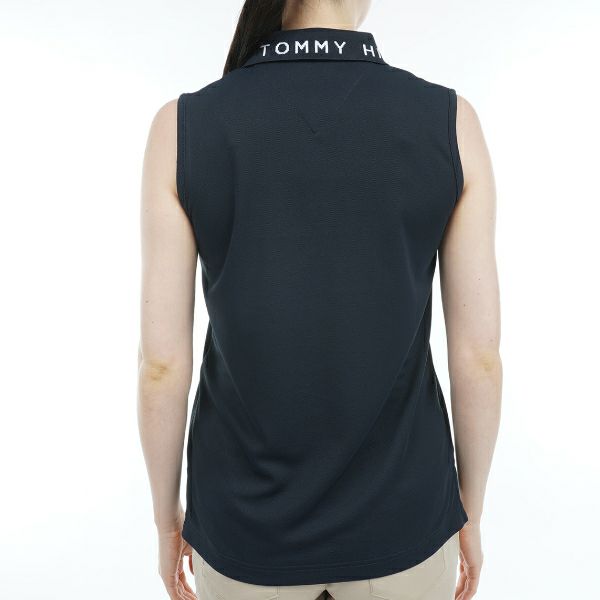 トミー ヒルフィガー ゴルフ Tommy Hilfiger Golf レディース レディース ロゴカラー ノースリーブポロシャツ THLA316 詳細11