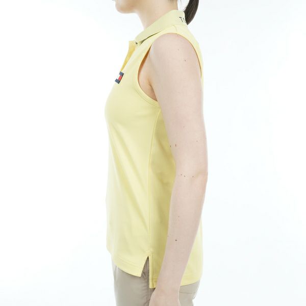 トミー ヒルフィガー ゴルフ Tommy Hilfiger Golf レディース レディース ロゴカラー ノースリーブポロシャツ THLA316 詳細16