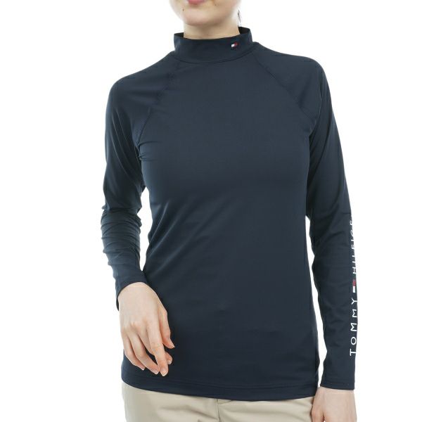 トミー ヒルフィガー ゴルフ Tommy Hilfiger Golf レディース レディース モックネックインナー THLA317 詳細2