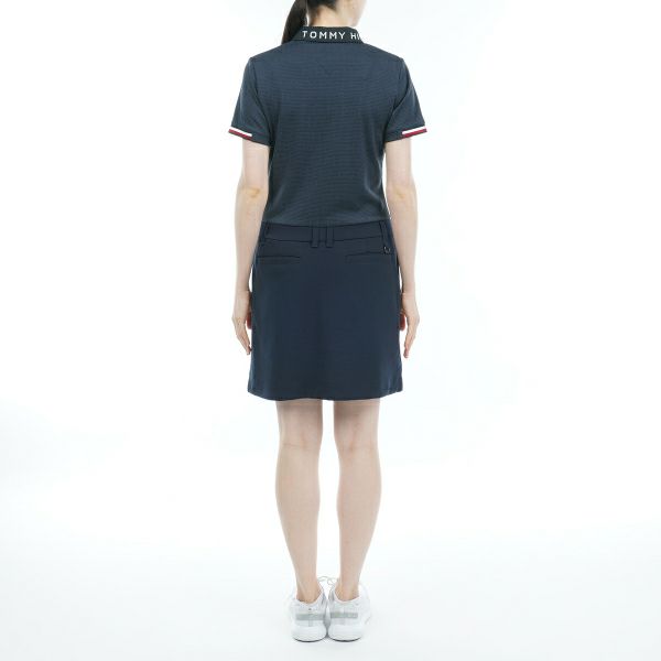 トミー ヒルフィガー ゴルフ Tommy Hilfiger Golf レディース レディース ブラインドロゴジャガード コンビワンピース THLA318 詳細6