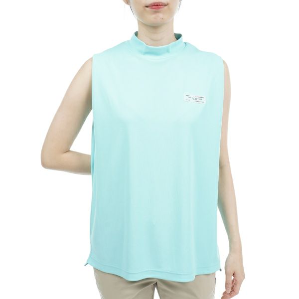 トミー ヒルフィガー ゴルフ Tommy Hilfiger Golf レディース レディース ショルダータック ノースリーブモックネックシャツ THLA324 詳細4