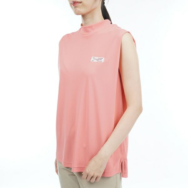 トミー ヒルフィガー ゴルフ Tommy Hilfiger Golf レディース レディース ショルダータック ノースリーブモックネックシャツ THLA324 詳細6