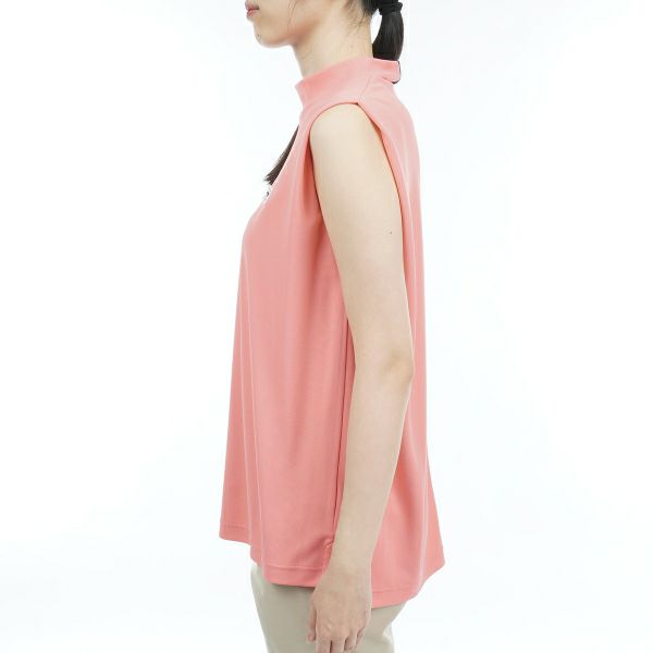 トミー ヒルフィガー ゴルフ Tommy Hilfiger Golf レディース レディース ショルダータック ノースリーブモックネックシャツ THLA324 詳細16