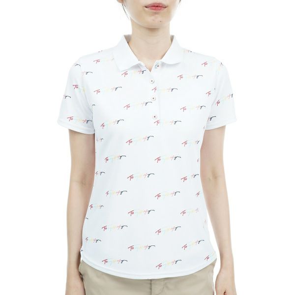 トミー ヒルフィガー ゴルフ Tommy Hilfiger Golf レディース レディース ロゴモノグラム ポロシャツ THLA325 詳細2