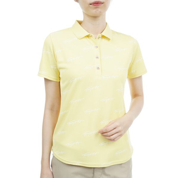 トミー ヒルフィガー ゴルフ Tommy Hilfiger Golf レディース レディース ロゴモノグラム ポロシャツ THLA325 詳細5