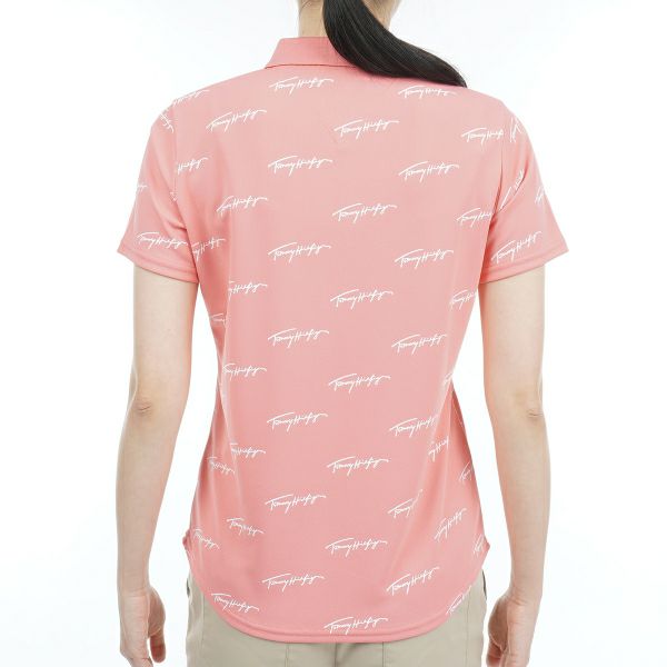 トミー ヒルフィガー ゴルフ Tommy Hilfiger Golf レディース レディース ロゴモノグラム ポロシャツ THLA325 詳細7