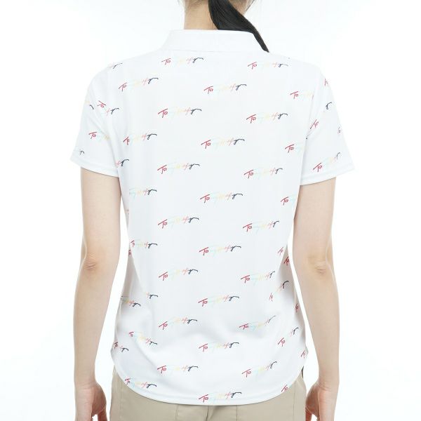 トミー ヒルフィガー ゴルフ Tommy Hilfiger Golf レディース レディース ロゴモノグラム ポロシャツ THLA325 詳細9