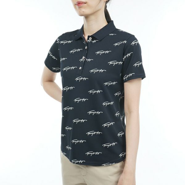 トミー ヒルフィガー ゴルフ Tommy Hilfiger Golf レディース レディース ロゴモノグラム ポロシャツ THLA325 詳細10