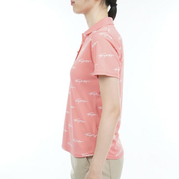 トミー ヒルフィガー ゴルフ Tommy Hilfiger Golf レディース レディース ロゴモノグラム ポロシャツ THLA325 詳細16