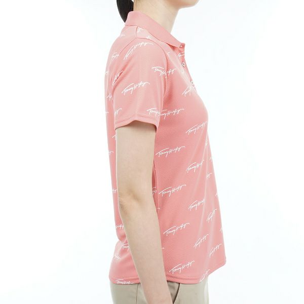 トミー ヒルフィガー ゴルフ Tommy Hilfiger Golf レディース レディース ロゴモノグラム ポロシャツ THLA325 詳細17