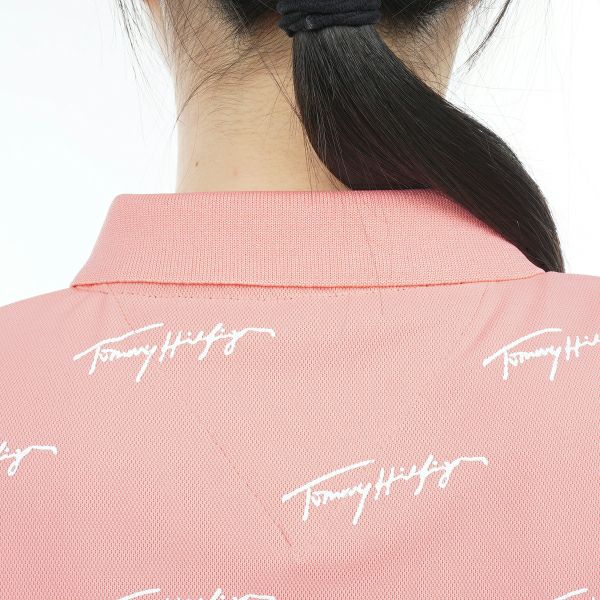 トミー ヒルフィガー ゴルフ Tommy Hilfiger Golf レディース レディース ロゴモノグラム ポロシャツ THLA325 詳細19