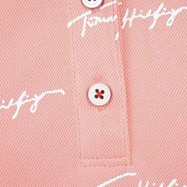トミー ヒルフィガー ゴルフ Tommy Hilfiger Golf レディース レディース ロゴモノグラム ポロシャツ THLA325 詳細21