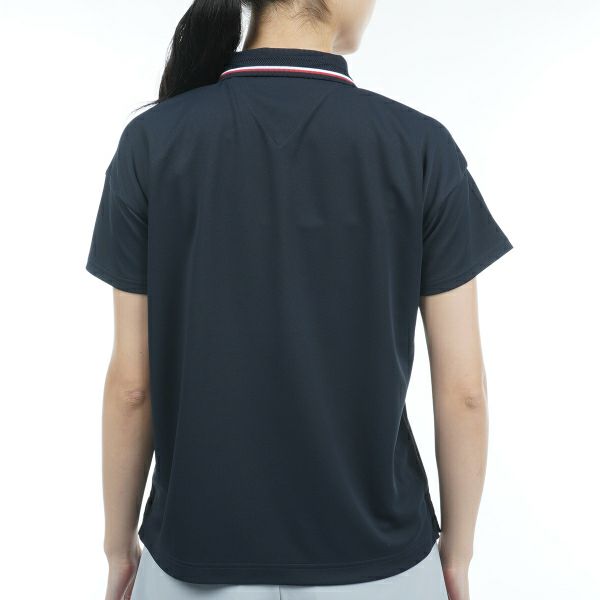 トミー ヒルフィガー ゴルフ Tommy Hilfiger Golf レディース レディース フロントロゴ リラックスシルエット ポロシャツ THLA329 詳細9