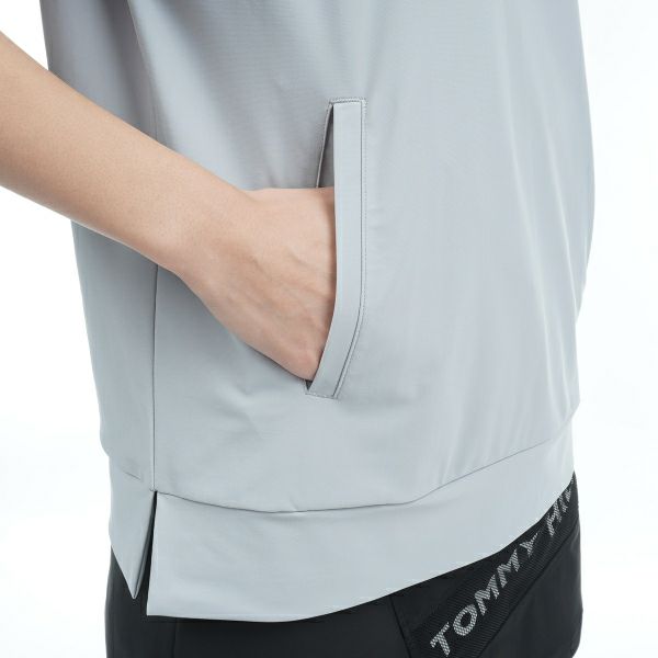 トミー ヒルフィガー ゴルフ Tommy Hilfiger Golf レディース レディース ブラインドロゴ フードプルオーバー THLA336 詳細9