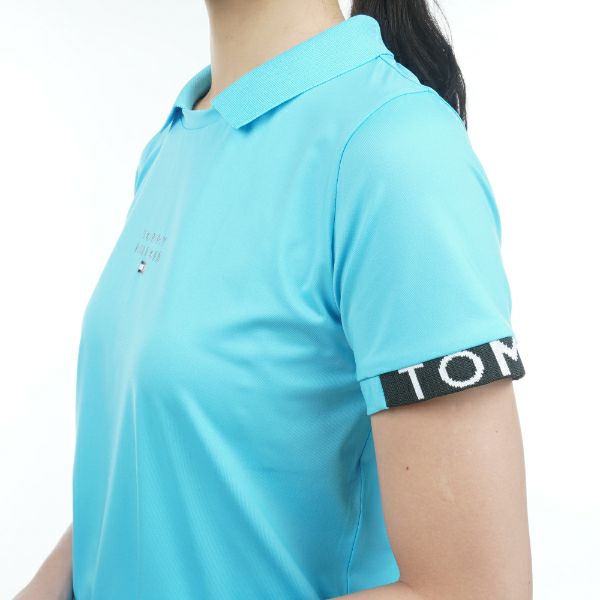 トミー ヒルフィガー ゴルフ Tommy Hilfiger Golf レディース レディース ロゴカフスシャツ プルオーバー THLA338 詳細15