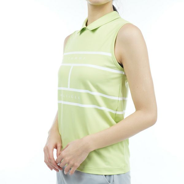 トミー ヒルフィガー ゴルフ Tommy Hilfiger Golf レディース レディース パネルフラッグ ノースリーブプルオーバー THLA339 詳細5