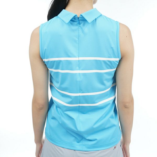 トミー ヒルフィガー ゴルフ Tommy Hilfiger Golf レディース レディース パネルフラッグ ノースリーブプルオーバー THLA339 詳細12