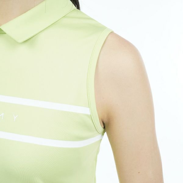 トミー ヒルフィガー ゴルフ Tommy Hilfiger Golf レディース レディース パネルフラッグ ノースリーブプルオーバー THLA339 詳細15