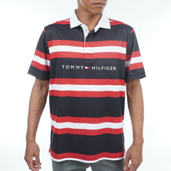 トミー ヒルフィガー ゴルフ　ゴルフウェア　ラガーストライプシャツ ワンピース Amazon.co.jp: TOMMY HILFIGER GOLF(トミー ヒルフィガー ゴルフ